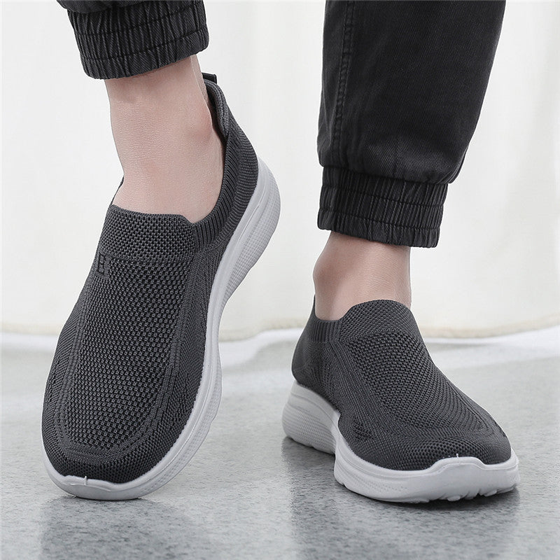 Classy Old Cloth Dad Slip-on Canvas Shoes