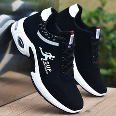 Men's Low Top Thick Sole Increased Running Sneakers