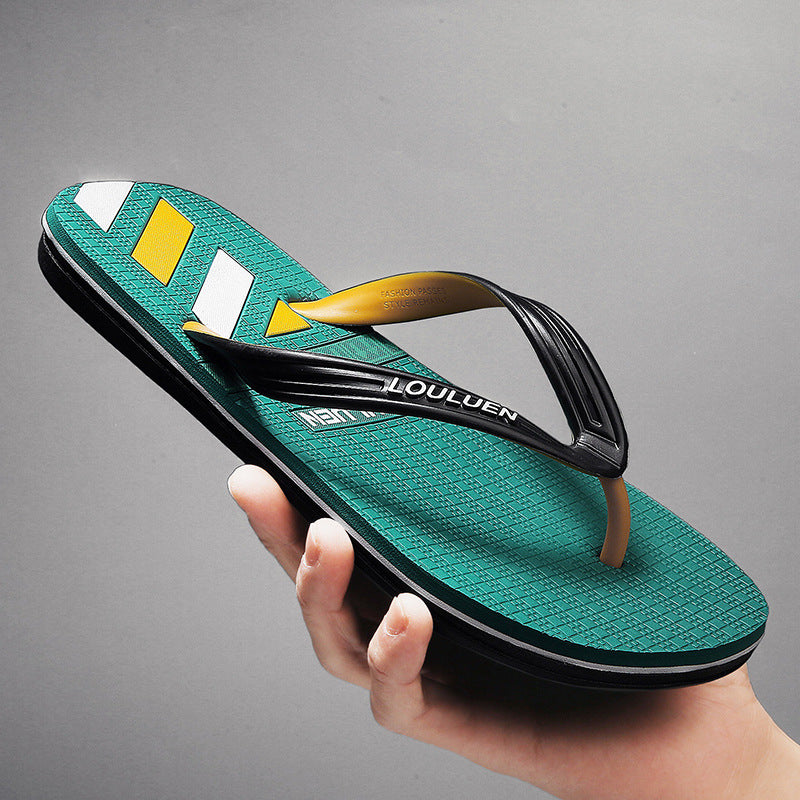 Hermosas y elegantes chanclas para hombre, ideales para la playa y el aire libre.