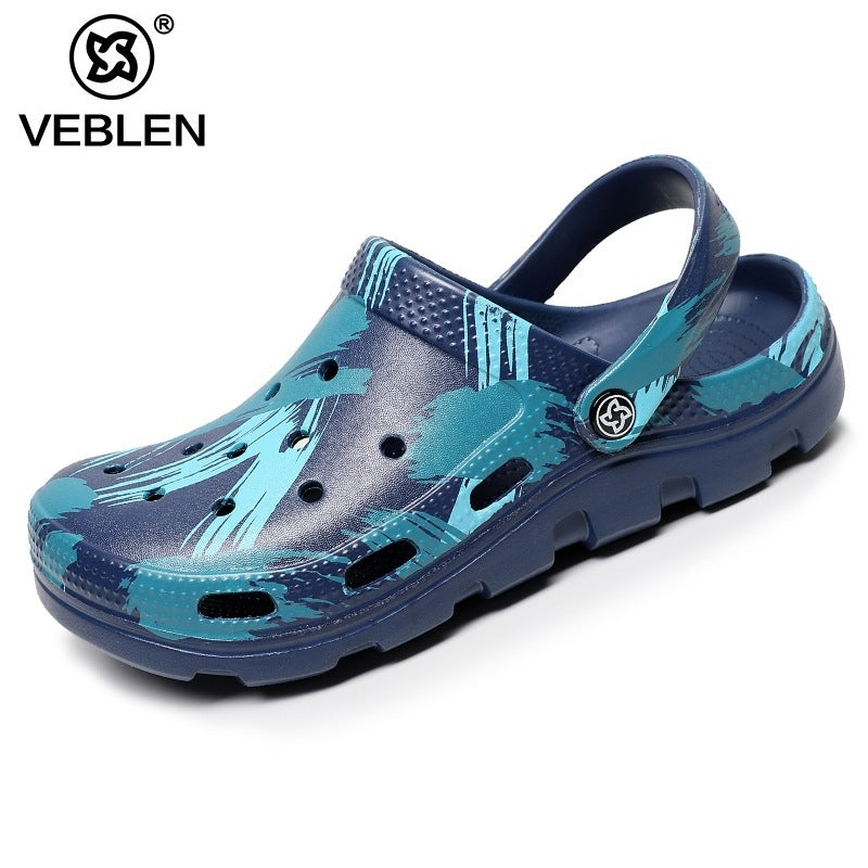 Herren Loch Sommer Dicker Boden Für Outdoor-Sandalen