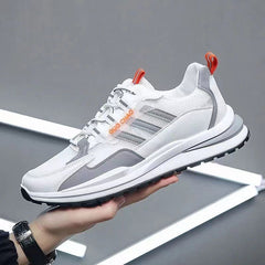 Men's Korean Breathable Lace Up Running National Sneakers