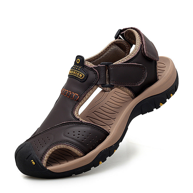 Charming Men's Two-way Breathable Genuine Beach Sandals