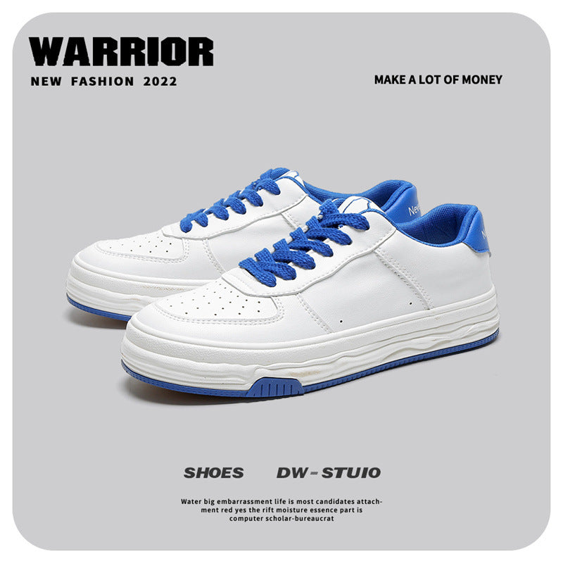 Men's Breathable White Design Sports Board Korean Canvas Shoes