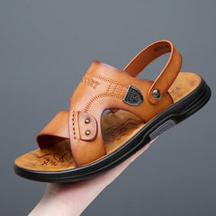 Men's Trendy Soft Bottom Outer Wear Dual Sandals