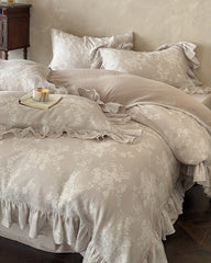 Desirée Vintage Floral Ruffled Bedding Set