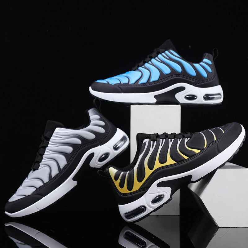 Men's Spring Breathable Mesh Lace Running Fashionable Sneakers