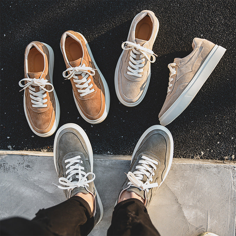 Zapatillas deportivas modernas y duraderas con cabeza redonda para hombre