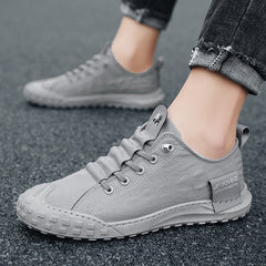 Men's Cloth Crocodile Pattern Breathable Board Trendy Casual Shoes