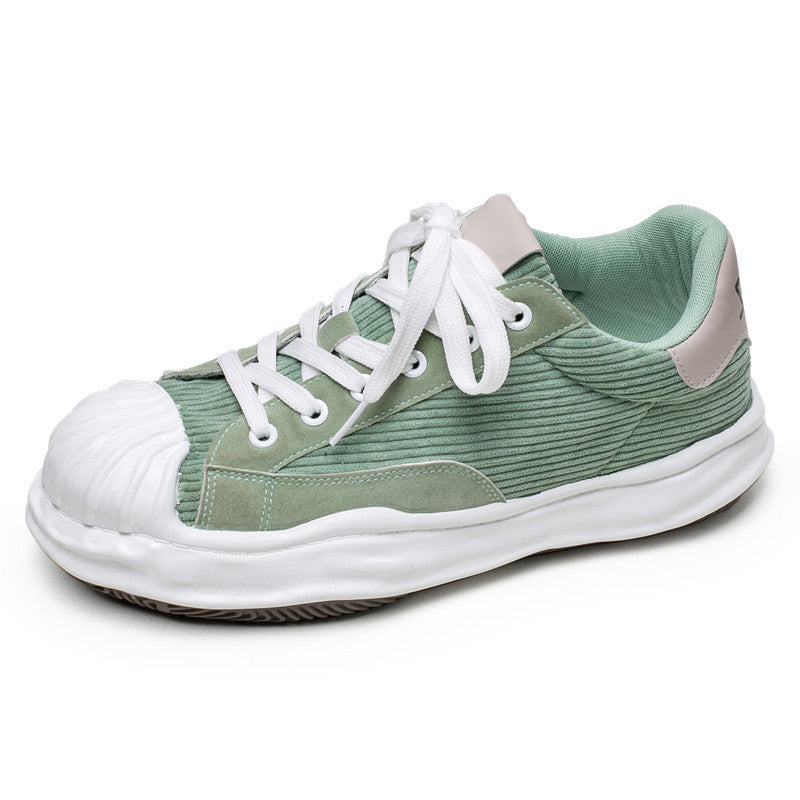 Herren Herbst Shell Toe Cord Sport Sneakers