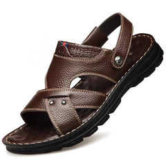 Men's First Layer Cowhide Beach Summer Comfortable Sandals