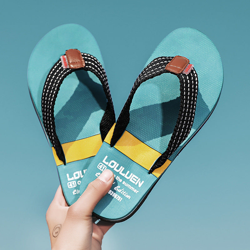 Herren Sommer rutschfeste Outdoor Flip-Flops Strand Flip-Flops