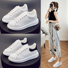 Men's Thick-soled Korean Style Fashionable Height Increasing Sneakers