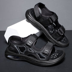 Men's Summer Outdoor Driving Velcro Korean Soft Sandals