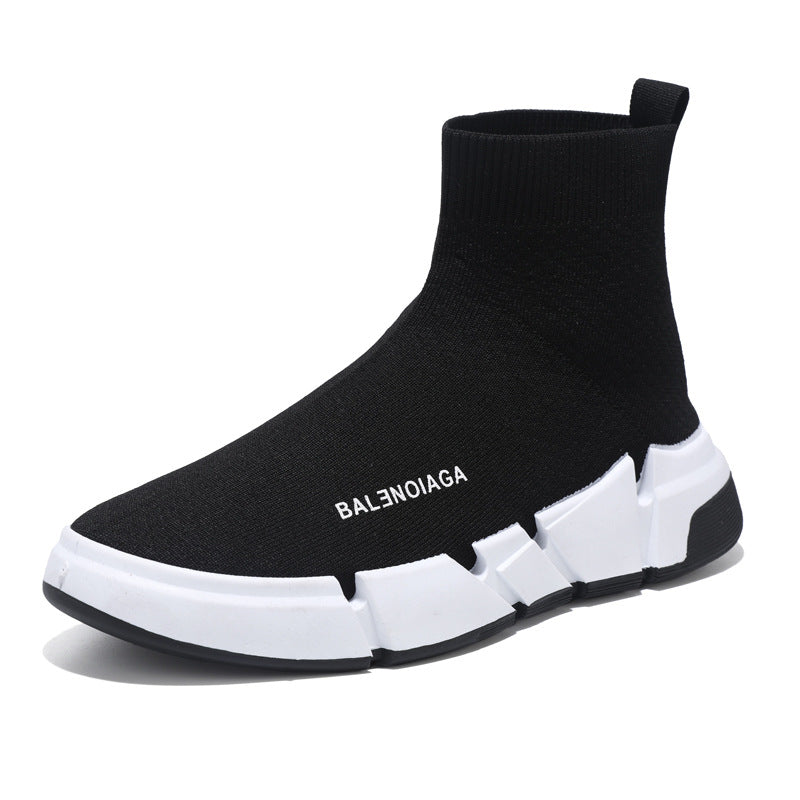 Men's Large Size Sock Breathable Korean Casual Shoes