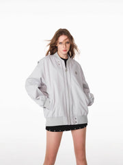 Double Zipper Crew Jacket