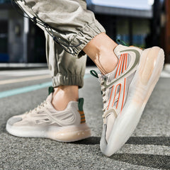 Men's Spring Breathable Clunky Korean Style Trendy Sneakers