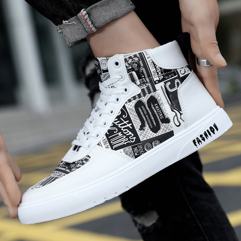 Trendy Herren Modische Personalisierte Graffiti Freizeit Sneakers