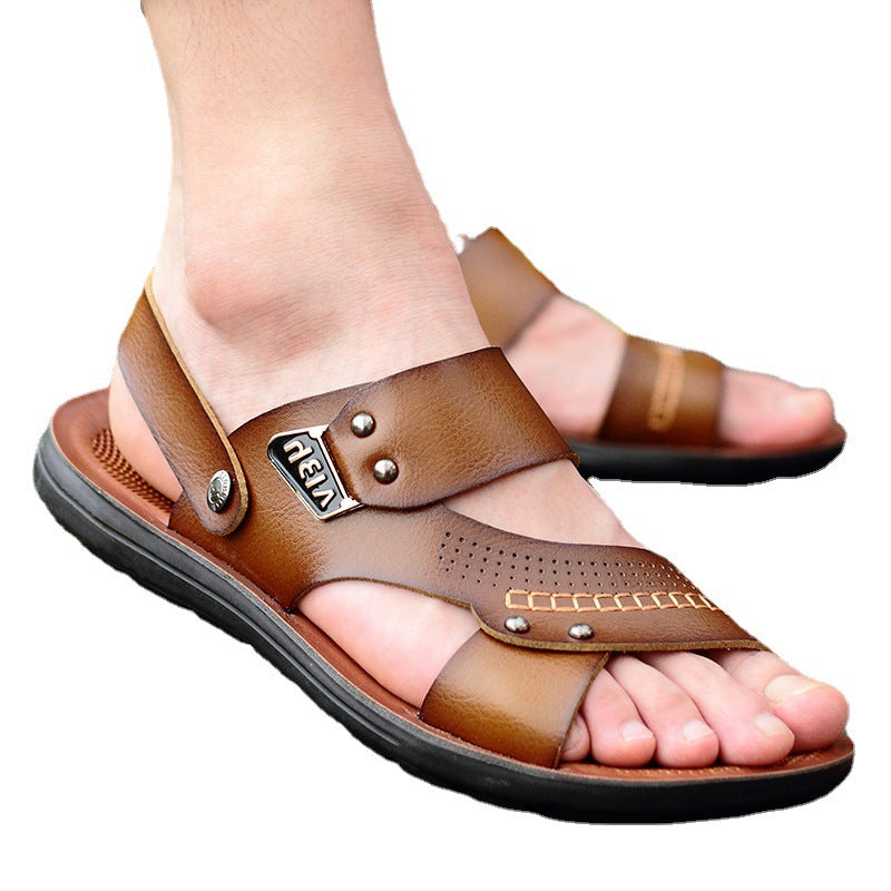 Herren Sommer Flip-Flops Strand Hausschuhe mit weicher Sohle