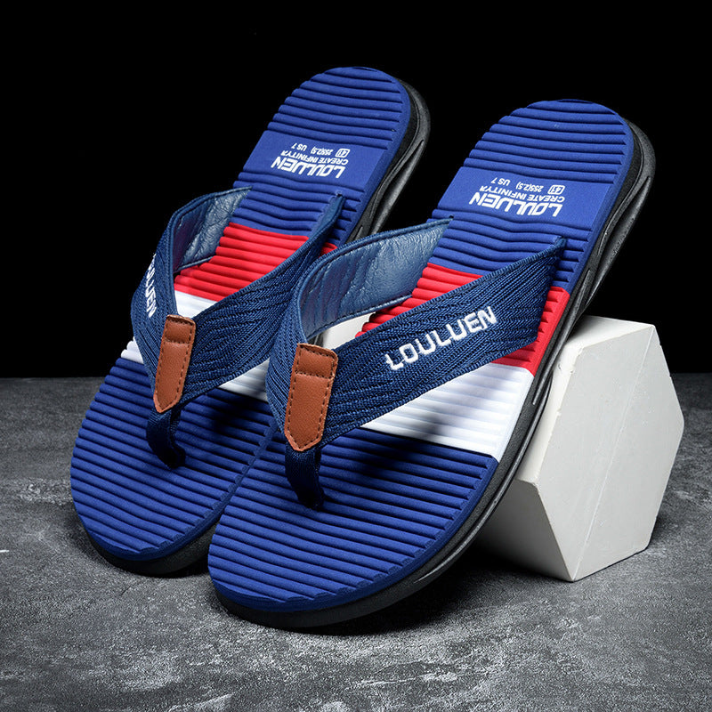 Popular Men's Rubber Outdoor Beach Summer Slippers