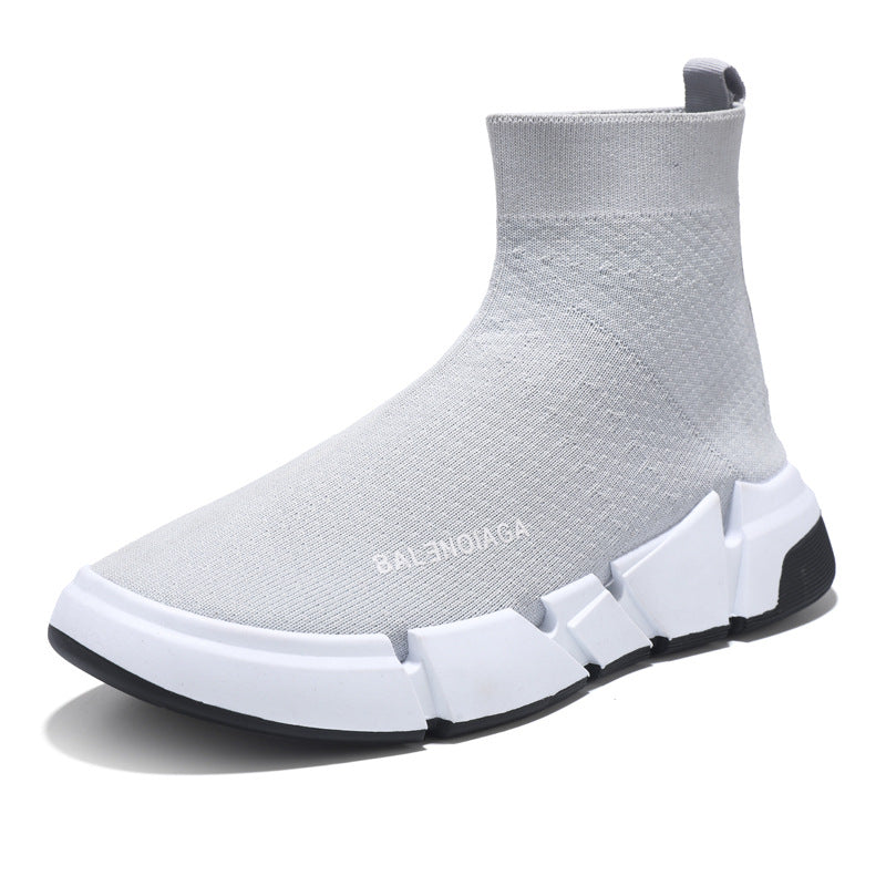 Men's Large Size Sock Breathable Korean Casual Shoes