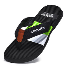 Pantuflas de playa de verano de goma para hombre