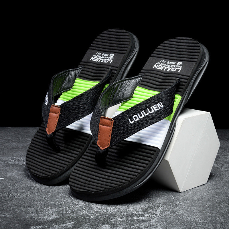 Popular Men's Rubber Outdoor Beach Summer Slippers