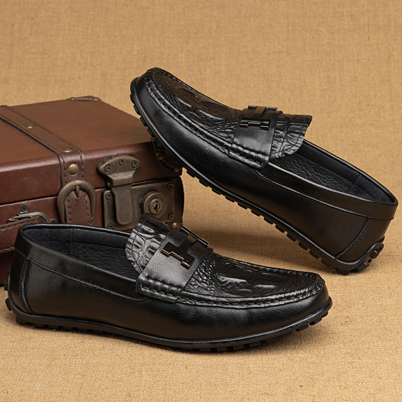 Innovative Herren-Frühlingspumps Driving British Loafers