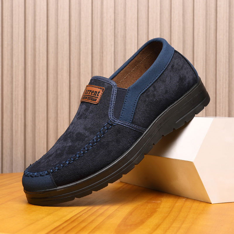 Atmungsaktive, bequeme Canvas-Schuhe aus altem Peking-Stoff für Herren