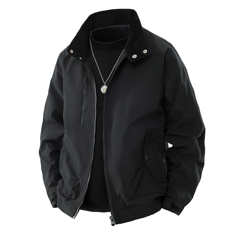 Jacket Windproof Waterproof Stand Collar Coat Top