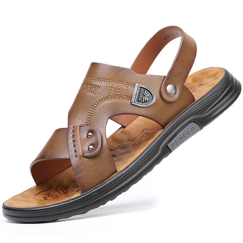 Men's Trendy Soft Bottom Outer Wear Dual Sandals