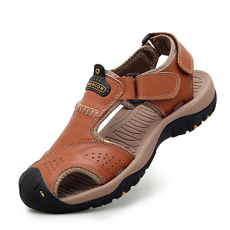 Charming Men's Two-way Breathable Genuine Beach Sandals