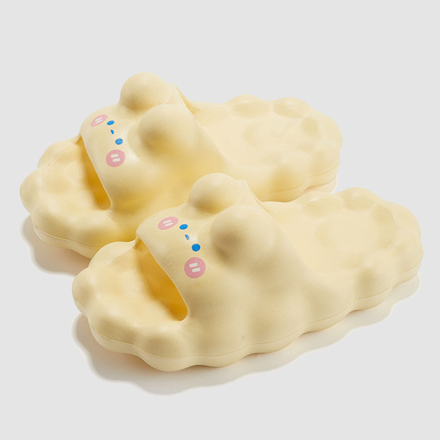 Lindas diapositivas con forma de nube
