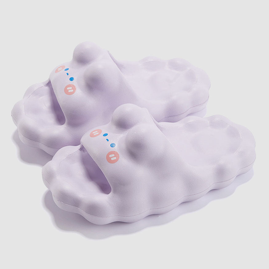 Lindas diapositivas con forma de nube