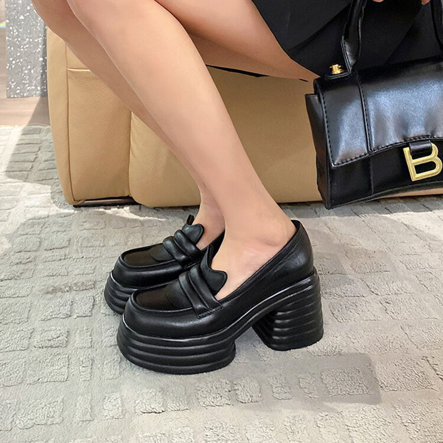 Sweet Platform Chunky Heels