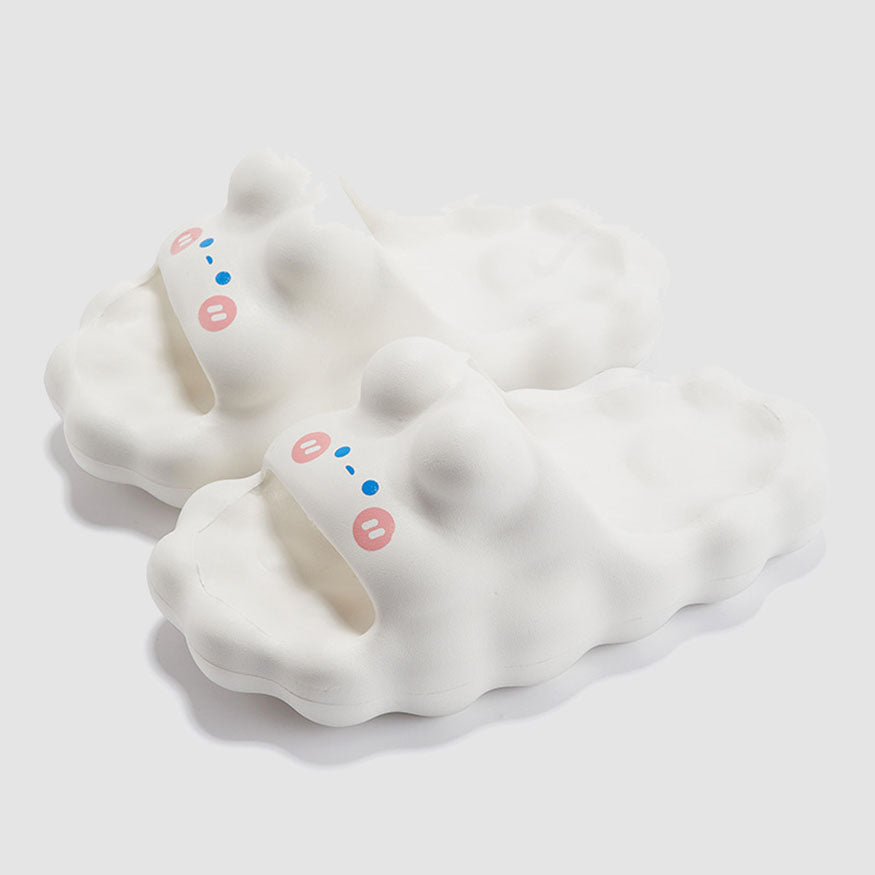 Lindas diapositivas con forma de nube