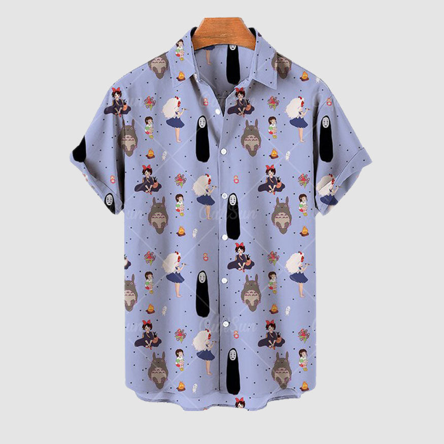 Camisa de verano con estampado de chinchilla