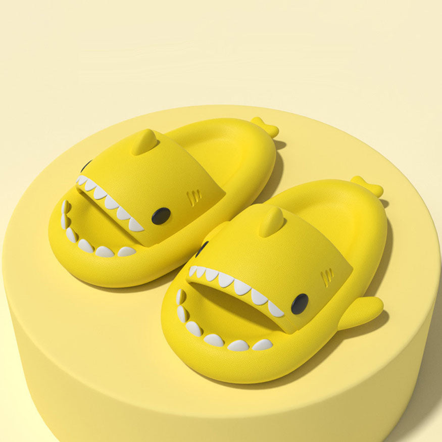 Chunky Platform Shark Shaped Slides