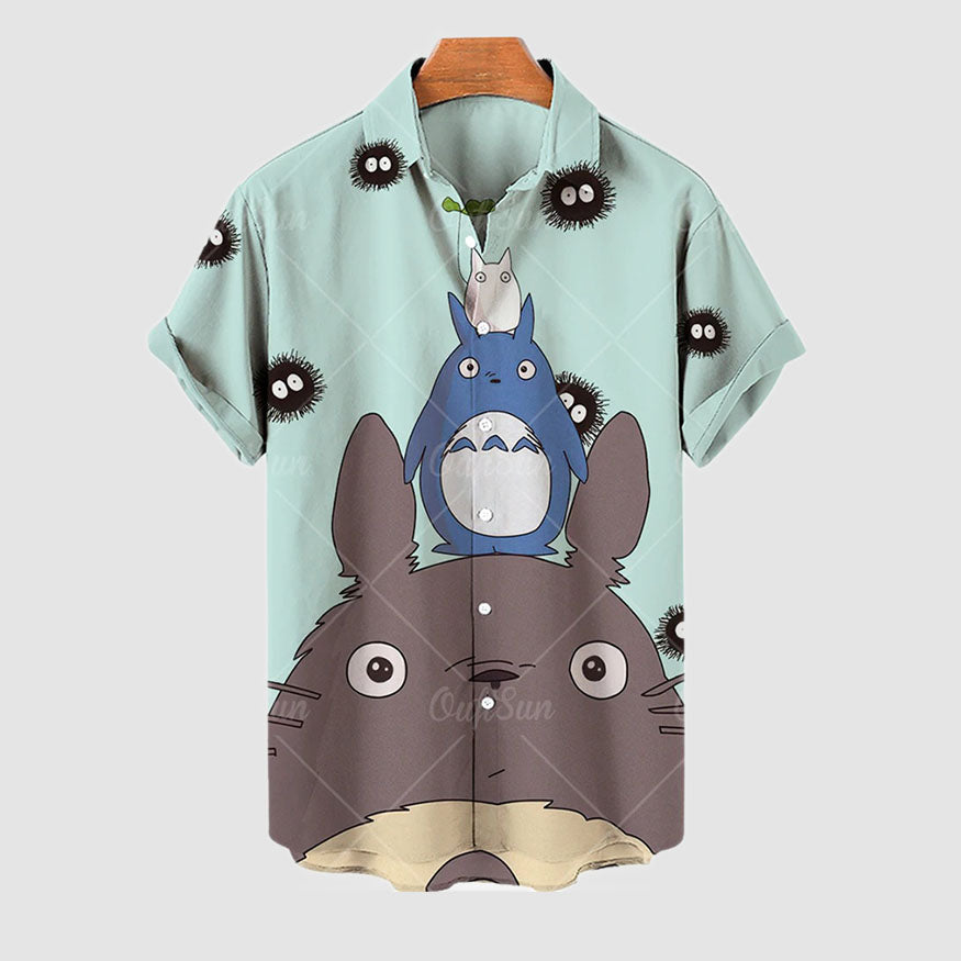 Camisa de verano con estampado de chinchilla