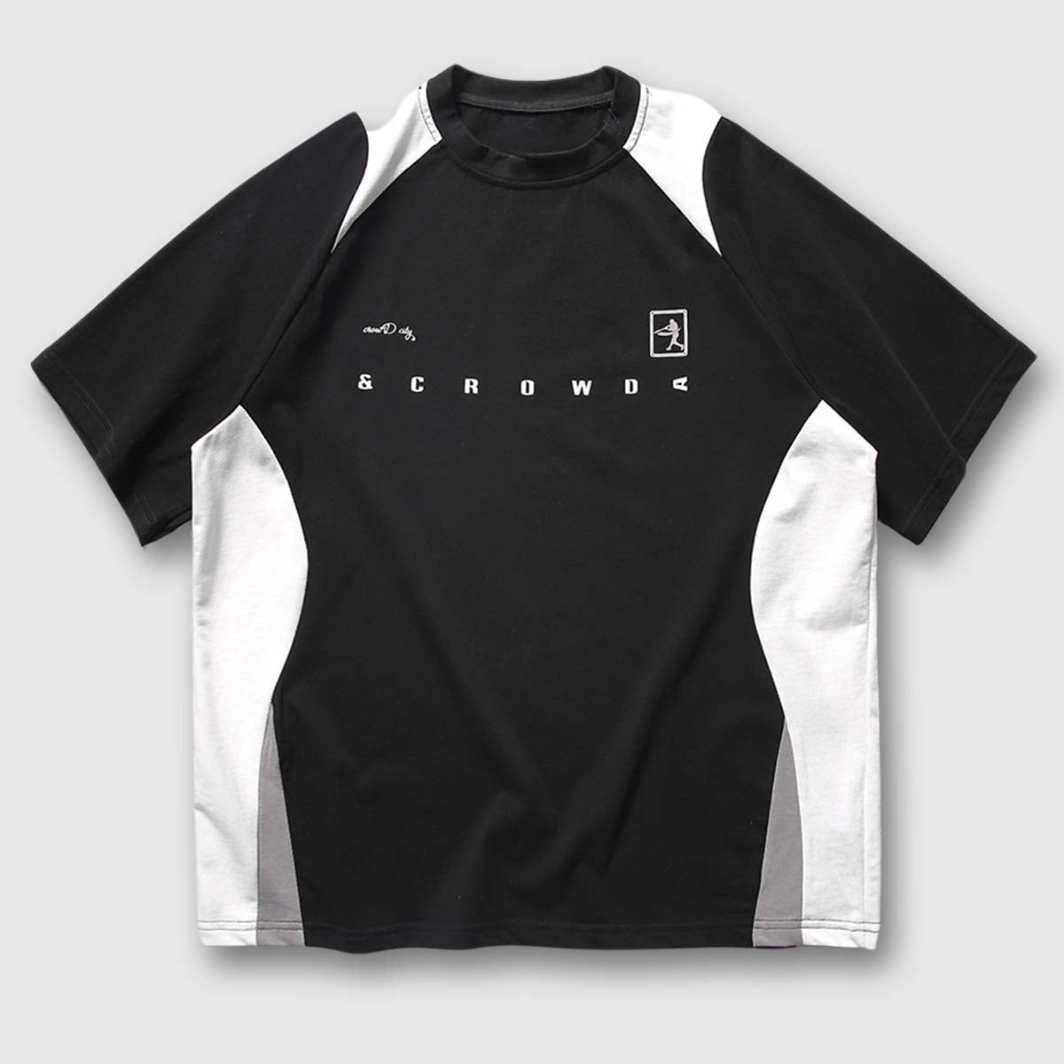 Sportliches Kontrast-T-Shirt