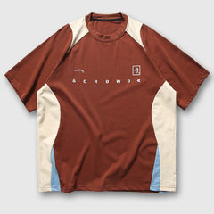 Sportliches Kontrast-T-Shirt