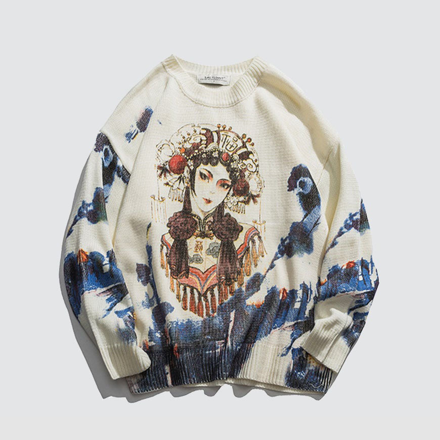 Bejing Opera Sweater