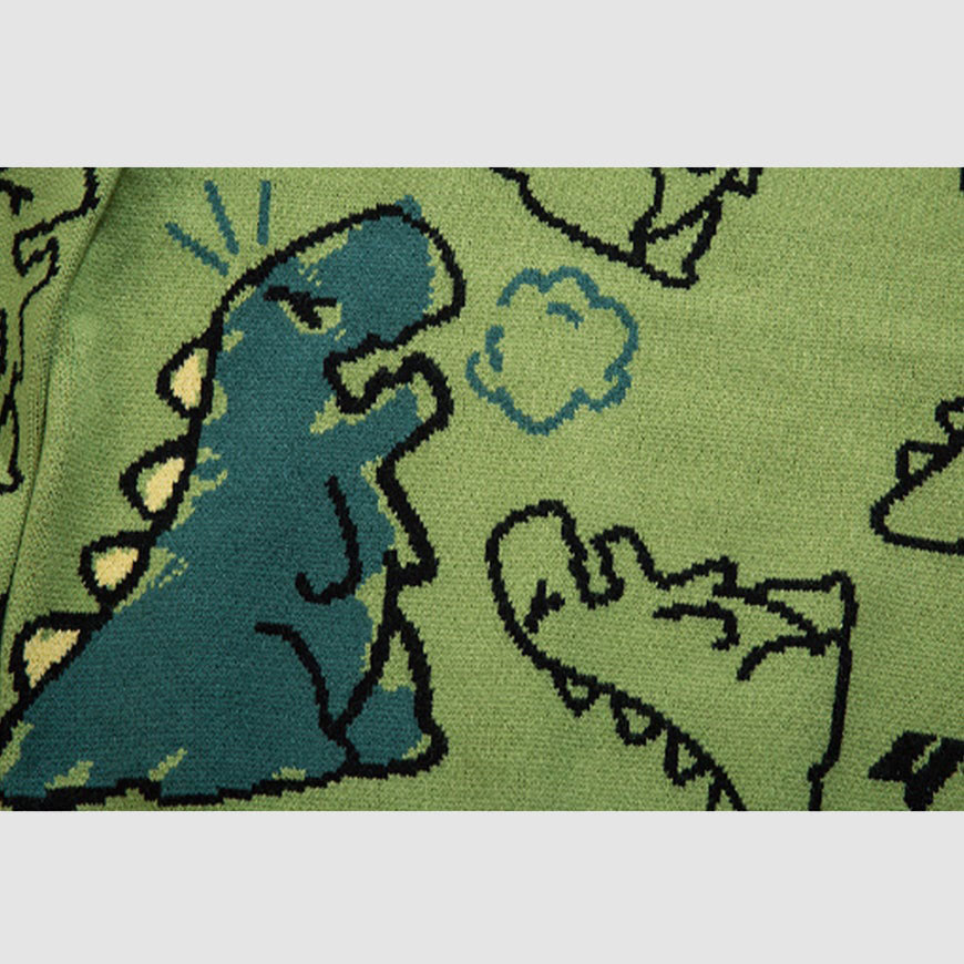 Dinosaurier-Strickpullover