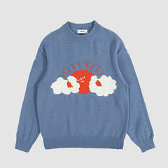 Cartoon Sun Graffiti Sweater