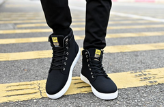 Pretty Stylish Men's Korean Chain Men's Shoes