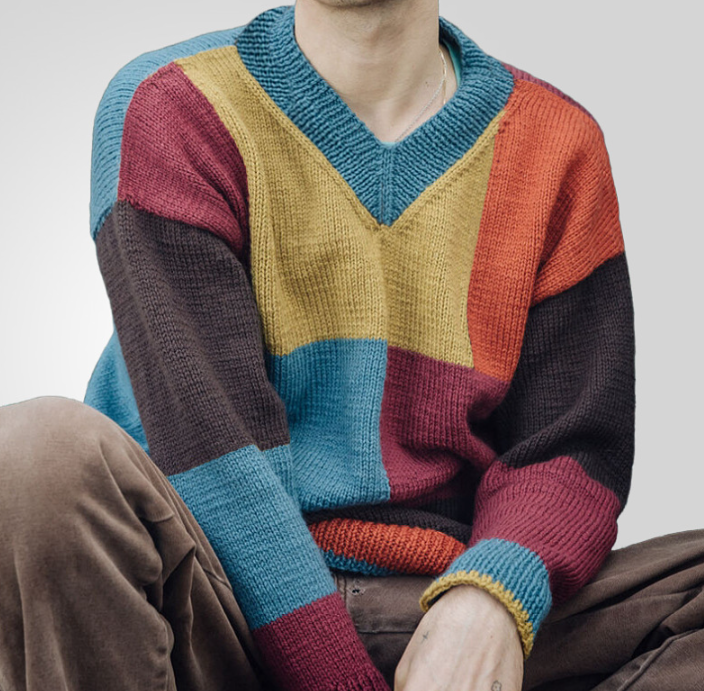 Color Blocking  Sweater