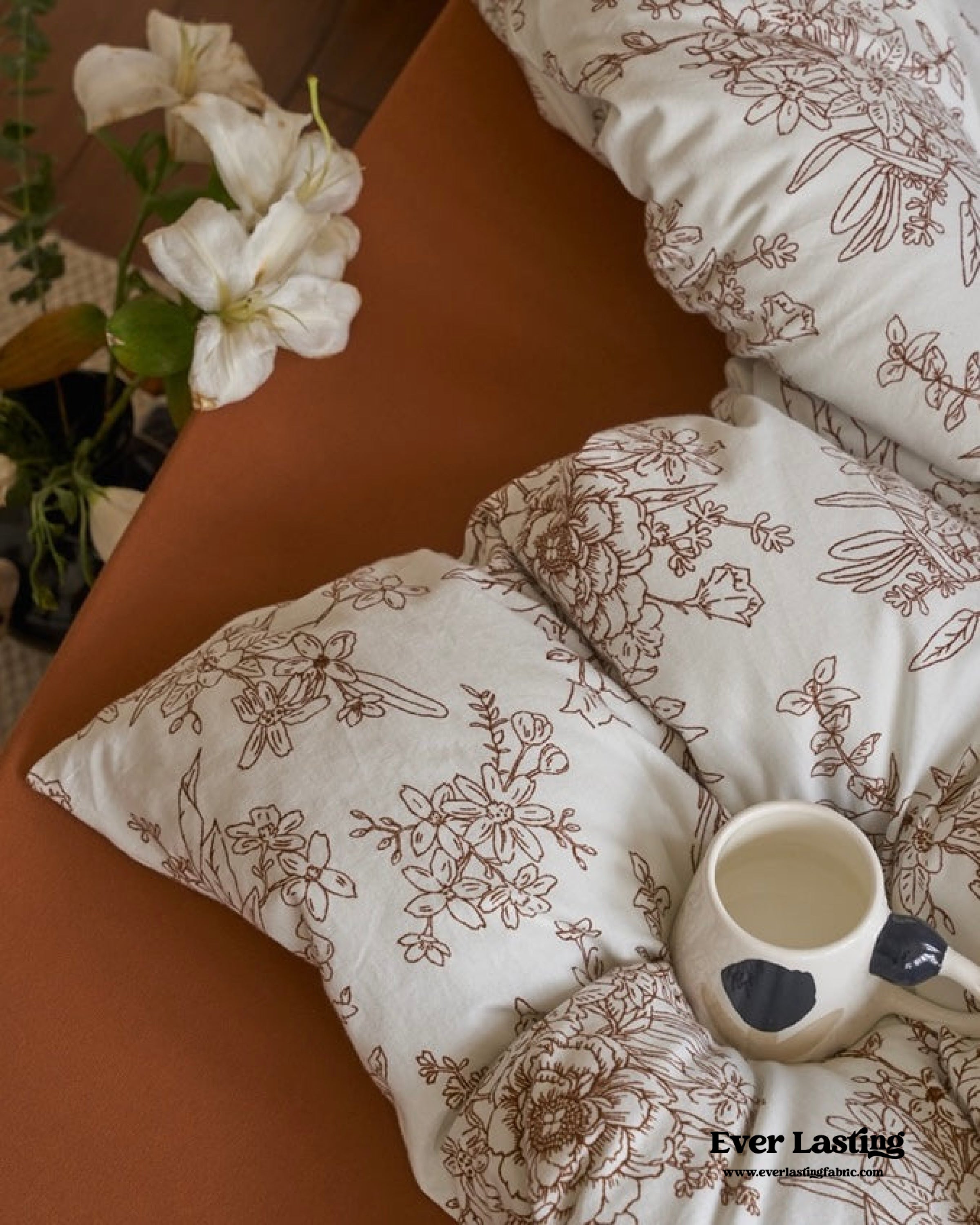 Adèle French Countryside Bedding Set - Blue