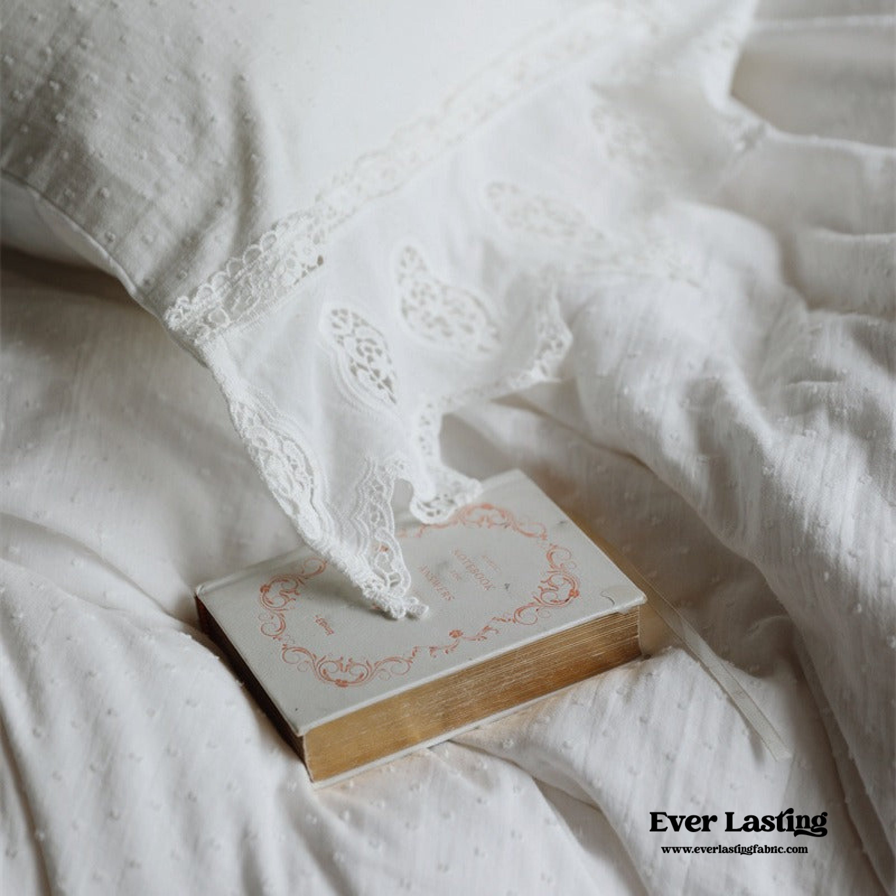 Aimé Romantic Vintage Ruffle Bedding Set - Gray