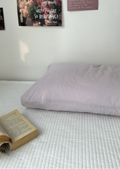 Spring Pastel Solid Pillowcases - Light Purple (Final Sale)