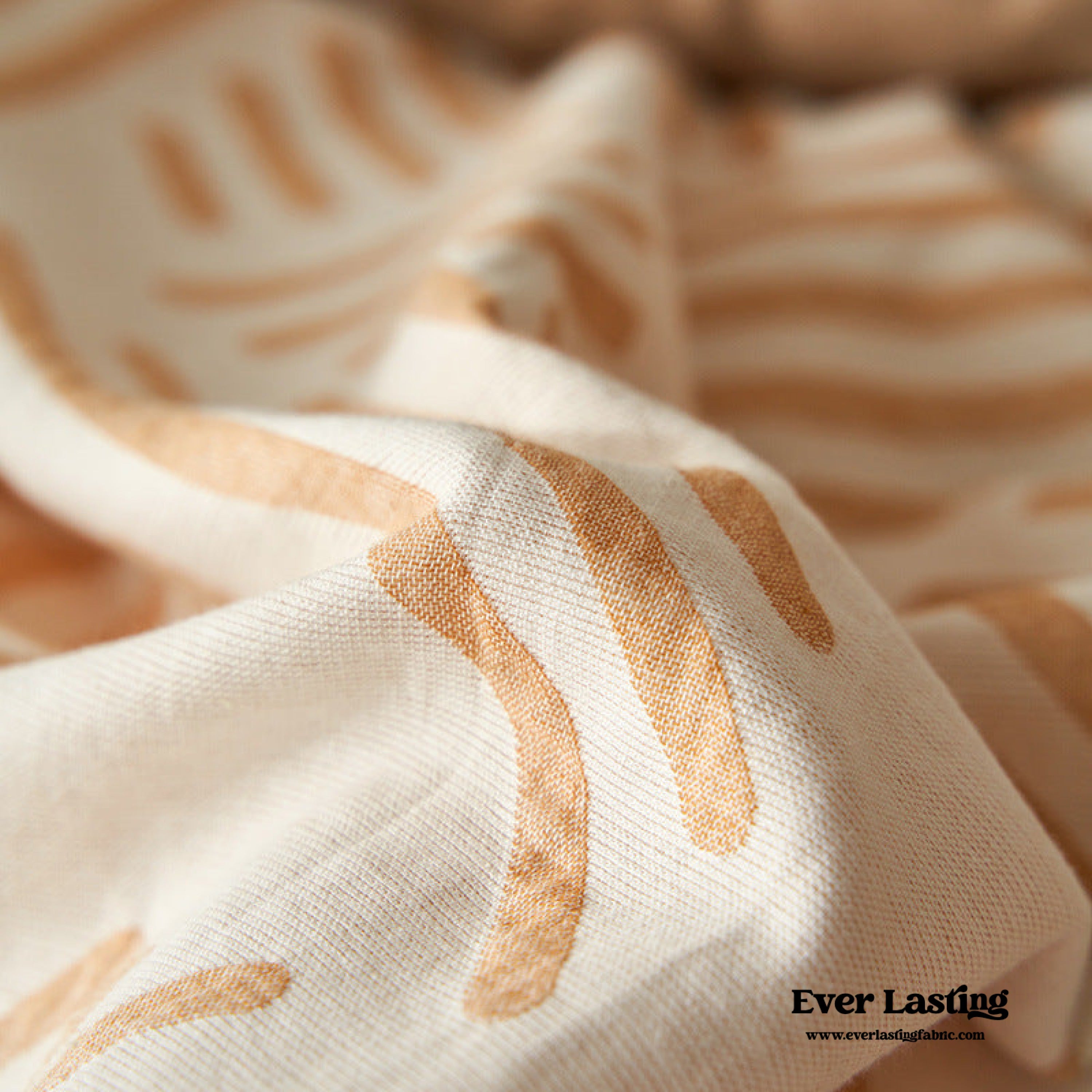 Boho Striped Bedding Set - Pink