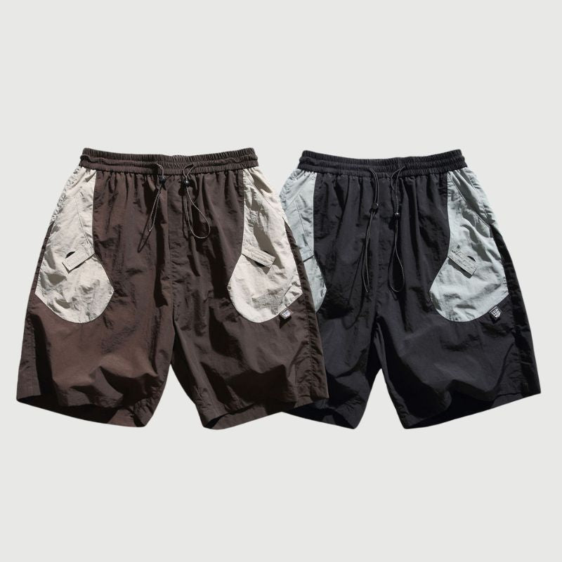 Patchwork-Cargo-Shorts